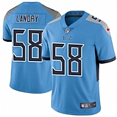 Nike Men & Women & Youth Titans 58 Harold Landry Light Blue New 2018 NFL Vapor Untouchable Limited Jersey,baseball caps,new era cap wholesale,wholesale hats